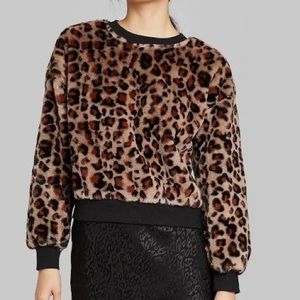 Wild Fable Cheetah Pullover